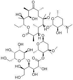 CAS 登录号：135326-55-5， 克拉霉素乳糖醛酸盐