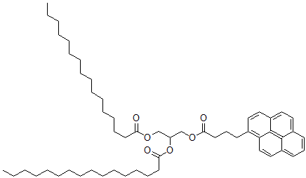CAS#: 135328-05-1, [1-Hexadecanoyloxy-3-(4-Pyren-1-Ylbutanoyloxy)Propan-2-Yl] Hexadecanoate