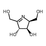 CAS#: 135395-50-5, (2S,3R,4R)-2,5-Bis(Hydroxymethyl)-3,4-Dihydro-2H-Pyrrole-3,4-Diol