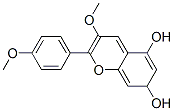 CAS#: 13544-51-9, 5,7-Dihydroxy-3-Methoxy-2-(4-Methoxyphenyl)-1-Benzopyrylium Chloride