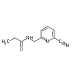CAS#: 135450-34-9, N-[(6-Cyano-2-Pyridinyl)Methyl]Propanamide