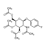 CAS#: 135608-45-6, 4-Fluorophenyl 2-Acetamido-3,4,6-Tri-O-Acetyl-2-Deoxy-beta-D-Glucopyranoside