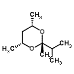 CAS#: 135637-12-6, (2S,4R,6S)-2-Isopropyl-2,4,6-Trimethyl-1,3-Dioxane