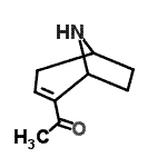 CAS 登录号：135682-90-5， 1-(8-氮杂双环[3.2.1]辛-2-烯-2-基)乙酮