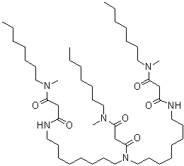CAS#: 135734-39-3, N-Heptyl-N',N'-Bis[8-({3-[Heptyl(Methyl)Amino]-3-Oxopropanoyl}Amino)Octyl]-N-Methylmalonamide
