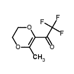 CAS#: 135813-43-3, 2,2,2-Trifluoro-1-(3-Methyl-5,6-Dihydro-1,4-Dioxin-2-Yl)Ethanone