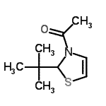 CAS 登录号：135984-44-0， 1-[2-(2-甲基-2-丙基)-1,3-噻唑-3(2H)-基]乙酮