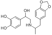 CAS#: 136-70-9, 4-[2-[[2-(1,3-Benzodioxol-5-Yl)-1-Methylethyl]Amino]-1-Hydroxyethyl]-1,2-Benzenediol