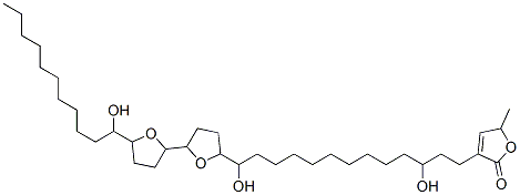 CAS#: 136005-76-0, 3-[3,13-Dihydroxy-13-[Octahydro-5'-(1-Hydroxyundecyl)[2,2'-Bifuran]-5-Yl]Tridecyl]-5-Methyl-2(5H)-Furanone