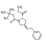CAS#: 136024-60-7, 2-Methyl 1-(2-Methyl-2-Propanyl) (2S,4R)-4-(Benzyloxy)-1,2-Pyrrolidinedicarboxylate