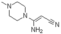CAS#: 136062-62-9, (2E)-3-Amino-3-(4-Methyl-1-Piperazinyl)Acrylonitrile