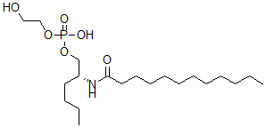 CAS 登录号：136134-09-3， [(2R)-2-(月桂酰氨基)己基]2-羟基乙基磷酸氢酯