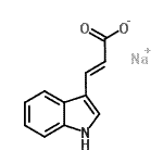 CAS#: 13615-46-8, Sodium (2E)-3-(1H-Indol-3-Yl)Acrylate