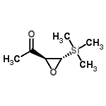 CAS 登录号：136158-37-7， 1-[(2S,3S)-3-(三甲基硅烷基)-2-环氧乙烷基]乙酮