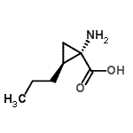 CAS 登录号：136328-39-7， (1S,2S)-1-氨基-2-丙基环丙烷羧酸
