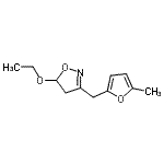 CAS#: 136354-52-4, 5-Ethoxy-3-[(5-Methyl-2-Furyl)Methyl]-4,5-Dihydro-1,2-Oxazole