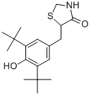 CAS#: 136433-51-7, 5-[(3,5-Ditert-Butyl-4-Hydroxyphenyl)Methyl]-1,3-Thiazolidin-4-One