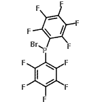 CAS 登录号：13648-79-8， 二(五氟苯基)亚膦酰溴