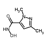 CAS#: 136679-06-6, N-Hydroxy-1,3-Dimethyl-1H-Pyrazole-5-Carboxamide
