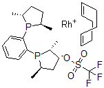 CAS#: 136705-75-4, (-)-1,2(2R,5R)-2,5-(Dimethylphospholano)Benzene(Cyclooctadiene)Rhodium(I)Trifluoromethanesulfonate