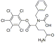 CAS#: 13673-51-3, (2,3,4,5,6-Pentachlorophenyl) (2S)-5-Amino-5-Oxo-2-(Phenylmethoxycarbonylamino)Pentanoate
