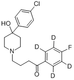 CAS 登录号：136765-35-0， 4-[4-(4-氯苯基)-4-羟基-1-哌啶基]-1-(4-氟苯基-2,3,5,6-D4)-1-丁酮