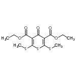 CAS#: 13700-78-2, Diethyl 2,6-Bis(Methylsulfanyl)-4-Oxo-4H-Thiopyran-3,5-Dicarboxylate