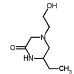 CAS 登录号：137066-44-5， 6-乙基-4-(2-羟基乙基)-2-哌嗪酮