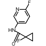 CAS#: 137081-16-4, 1-Fluoro-N-(6-Fluoro-3-Pyridinyl)Cyclopropanecarboxamide