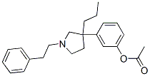 CAS#: 13712-53-3, Acetic Acid 3-(1-Phenethyl-3-Propyl-3-Pyrrolidinyl)Phenyl Ester