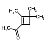 CAS#: 137189-86-7, 1-(2,3,3-Trimethyl-1-Cyclobuten-1-Yl)Ethanone