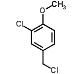 CAS#: 13719-57-8, 2-Chloro-4-(Chloromethyl)-1-Methoxy-Benzene