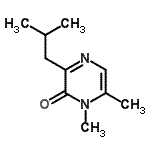 CAS 登录号：137232-66-7， 3-异丁基-1,6-二甲基-2(1H)-吡嗪酮