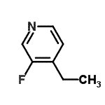 CAS#: 137234-73-2, 4-Ethyl-3-Fluoropyridine