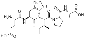 CAS#: 137235-80-4, N-[1-[N-(N-L-alpha-Glutamyl-L-Histidyl)-L-Isoleucyl]-L-Prolyl]-L-Alanine