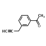 CAS#: 137241-56-6, 1-[3-(2-Propyn-1-Yl)Phenyl]Ethanone