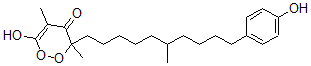 CAS#: 137319-23-4, 6-Hydroxy-3-[10-(4-Hydroxyphenyl)-6-Methyldecyl]-3,5-Dimethyldioxin-4-One