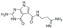 CAS#: 137319-25-6, 2-Amino-N-(3-Amino-3-Iminopropyl)-4-Oxo-1,7-Dihydropyrrolo[4,5-e]Pyrimidine-5-Carboxamide