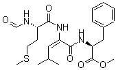 CAS 登录号：137320-56-0， N-甲酰基-L-蛋氨酰-(2Z)-2,3-二去氢亮氨酰-L-苯基丙氨酸甲酯