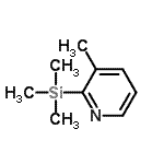 CAS 登录号：13737-07-0， 3-甲基-2-(三甲基硅烷基)吡啶