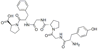 CAS#: 137372-38-4, (2S)-1-[(2S)-2-[[2-[[(2S)-1-[2-[[(2S)-2-Amino-3-(4-Hydroxyphenyl)Propanoyl]Amino]Acetyl]Pyrrolidine-2-Carbonyl]Amino]Acetyl]Amino]-3-Phenylpropanoyl]Pyrrolidine-2-Carboxylic Acid