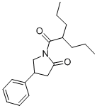 CAS 登录号：137427-76-0， 4-苯基-1-(2-丙基戊酰基)吡咯烷-2-酮