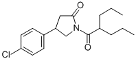 CAS#: 137427-77-1, 4-(4-Chlorophenyl)-1-(2-Propylpentanoyl)Pyrrolidin-2-One