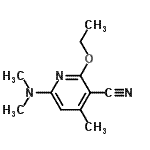 CAS 登录号：137440-89-2， 6-(二甲基氨基)-2-乙氧基-4-甲基烟腈