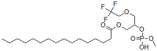 CAS#: 137464-44-9, [2-(Hydroxy-Methoxyphosphoryl)Oxy-3-(2,2,2-Trifluoroethoxy)Propyl] Hexadecanoate
