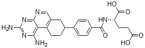 CAS#: 137465-07-7, (2S)-2-[[4-(1,3-Diamino-7,8,9,10-Tetrahydropyrimido[6,5-c]Isoquinolin-8-Yl)Benzoyl]Amino]Pentanedioic Acid