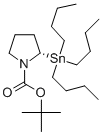 CAS#: 137496-74-3, (2S)-2-(Tributylstannyl)-1-Pyrrolidinecarboxylic Acid 1,1-Dimethylethyl Ester