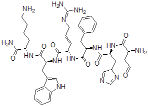 CAS#: 137668-62-3, (2S)-6-Amino-2-[[(2S)-2-[[(E,2S)-2-[[(2R)-2-[[(2S)-2-[[(2S)-2-Amino-4-Oxobutanoyl]Amino]-3-(4H-Imidazol-4-Yl)Propanoyl]Amino]-3-Phenylpropanoyl]Amino]-5-(Diaminomethylideneamino)Pent-3-Enoyl]Amino]-3-(1H-Indol-3-Yl)Propanoyl]Amino]Hexanamide