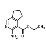 CAS#: 137676-51-8, Ethyl 3-Amino-6,7-Dihydro-5H-Cyclopenta[c]Pyridine-4-Carboxylate