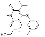 CAS 登录号：137897-89-3， 6-(3,5-二甲基苯基)硫基-1-(2-羟基乙氧基甲基)-5-丙-2-基-2-巯基嘧啶-4-酮
